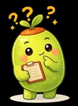 OliChef mascot thinking